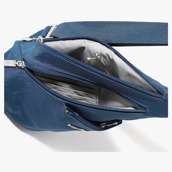 New Baggallini Navy Crossbody Bag - Picture 5 of 5